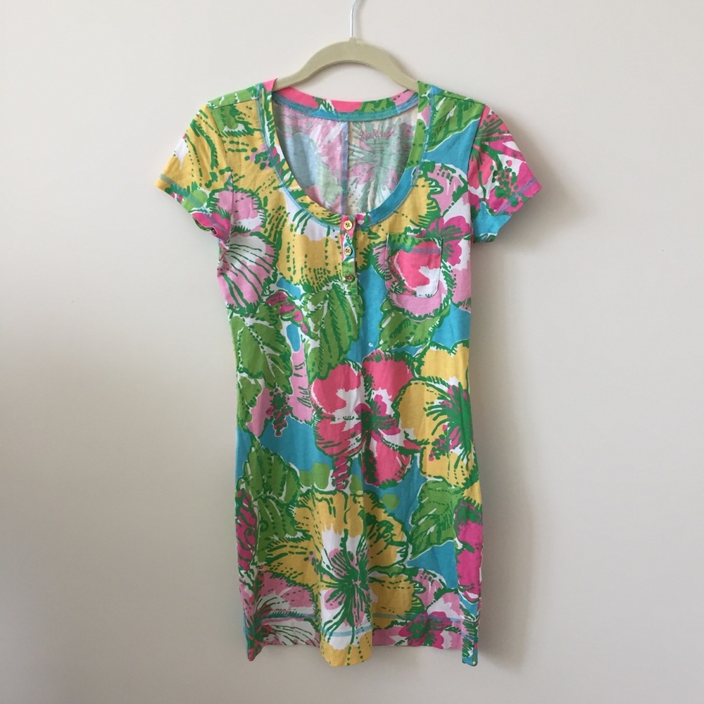 Lilly Pulitzer Britton Dress in Big Flirt